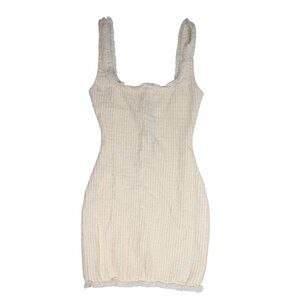 Mirror Palais Versailles Mini Dress in Ivory